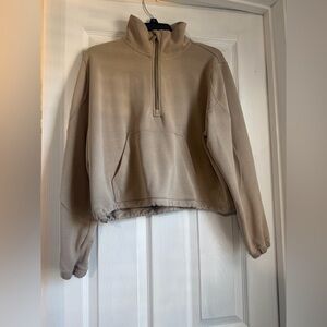 lululemon athletica Tan Half-Zip Sweatshirt - Sheer Oak